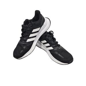 Adidas Runfalcon Kids Sneakers Black White Size 11K Athletic Shoes